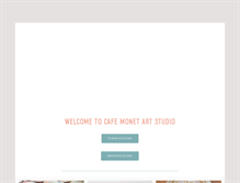 Tablet Screenshot of cafemonet.org